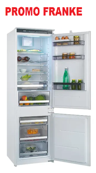 Frigorifero Combinato FRANKE incasso No Frost 269 lt Classe E FCB 320 TNF NE E