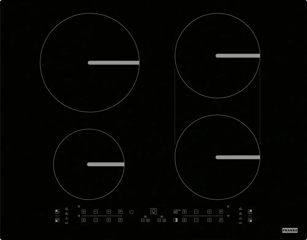 Piano Cottura FRANKE induzione 4 Fuochi 60 cm nero FSM654IBK