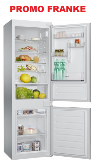 Frigorifero Combinato FRANKE incasso 268 lt Classe  FCB 320 SNE E