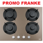 Piano Cottura FRANKE a Gas 4 Fuochi 60 cm Oyster FHMF 604 4G C OY