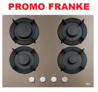 Piano Cottura FRANKE a Gas 4 Fuochi 60 cm Oyster FHMF 604 4G C OY