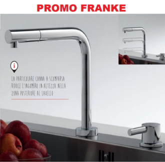 Miscelatore FRANKE monocomando da cucina Cromato cod: ACTIVE LUNA