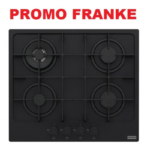 Piano Cottura FRANKE a Gas 4 Fuochi 60 cm Nero FHMA 604 3G DC MB C