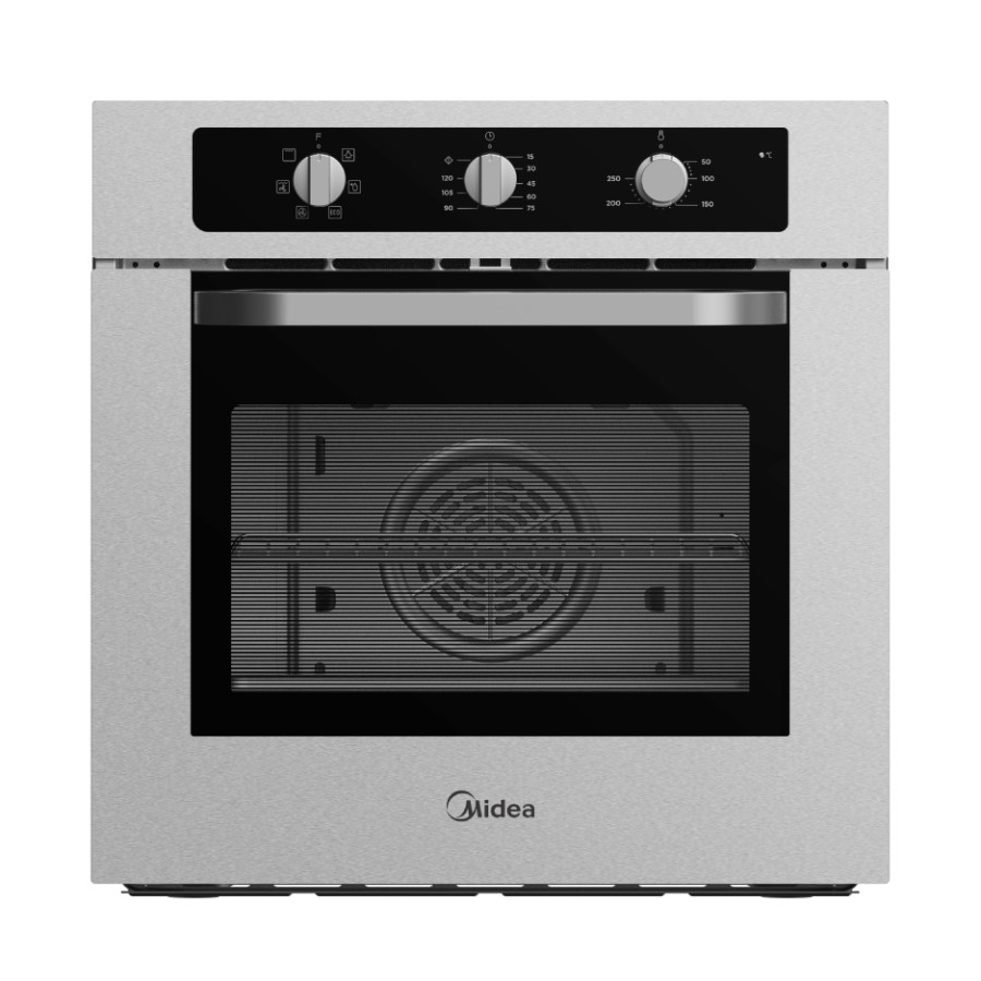 Forno Elettrico MIDEA da Incasso 65 Lt Multifunzione Ventilato Inox MO655X