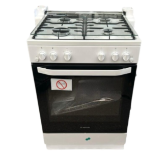Cucina HOTPOINT 4 fuochi a gas forno gas 60X60 Bianco AS67G1MMW/MEA