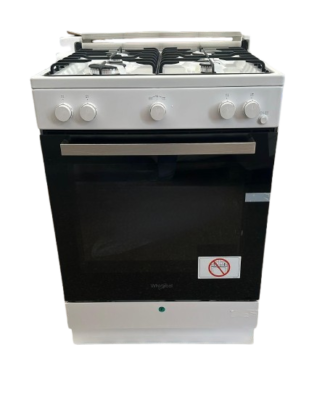Cucina WHIRLPOOL 4 Fuochi a Gas Forno a gas 60x60 cm Bianco WS67G1KMW/MEA