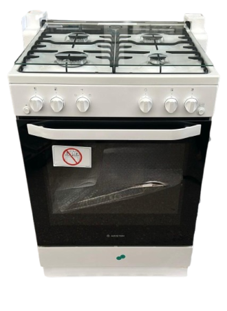 Cucina HOTPOINT 4 fuochi a gas forno gas 60X60 Bianco AS67G1MMW/MEA