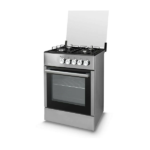 Cucina STAYLUX 4 Fuochi Forno a gas 60×60 LF66GG-40F GREY/INOX
