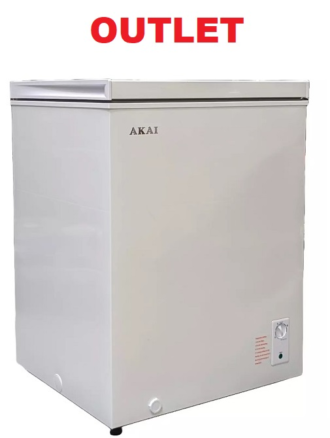 Congelatore Orizzontale AKAI Classe E 137 Lt Colore Bianco ICE 155R OUT.