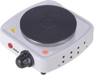 Piastra Elettrica Digiquest in ghisa Acciaio Bianco OBI 10