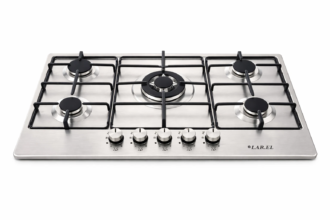 Piano cottura LAREL Incasso 5 fuochi 90cm Inox L958X