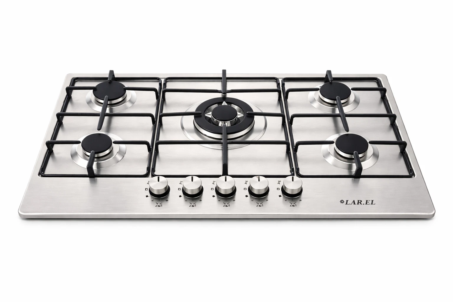 Piano cottura LAREL Incasso 5 fuochi 90cm Inox L958X