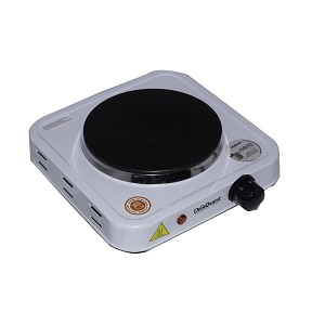 Piastra Elettrica Digiquest in ghisa Acciaio Bianco OBI 15