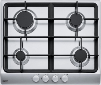 Piano Cottura Franke a Gas 4 Fuochi Gas 60cm Inox/ghisa FHSL6044GAVXSC