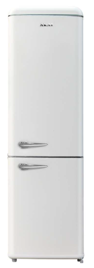 Frigorifero Akai Combinato Vintage Classe E Colore Crema CLASS301KCR