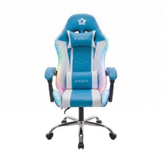 Sedia Gaming STAYLUX colore Azzurro/bianco AZZURRO