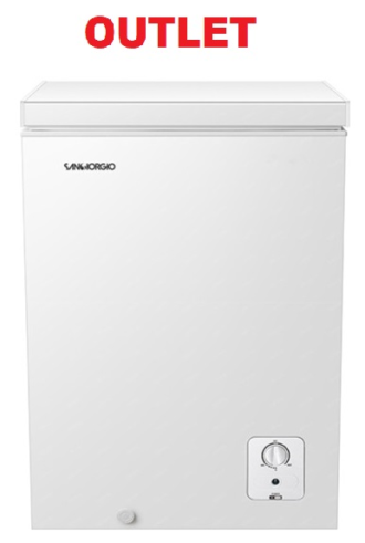 Congelatore SanGiorgio a Pozzetto 95 LT Classe A+ colore Bianco SP10SWHE OUT.