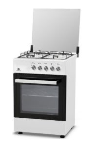 Cucina STAYLUX 4 Fuochi a Gas Forno elettrico 60 cm Bianco LF66GE-40F BIANCO