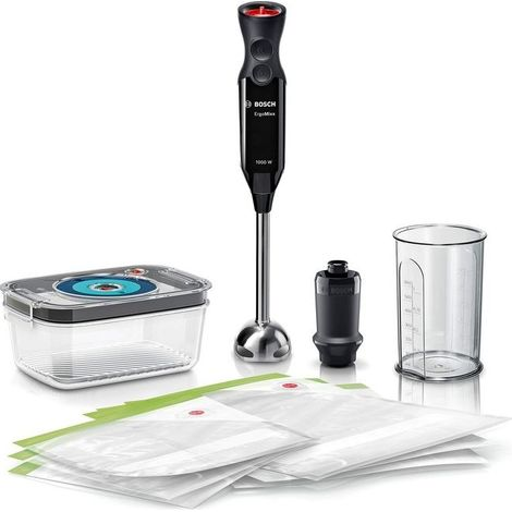 Frullatore a immersione BOSCH 1000 W colore Nero MS6CB61V1