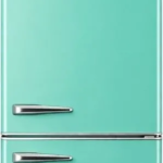 Frigorifero Nikkei Combinato Vintage Classe E Colore Verde GNCBV310GR