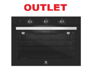 Forno Da Incasso Staylux 96 Lt 90cm Ventilato 4 Funzioni Nero A9-SF3 VETRO NERO OUT.