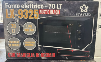 Fornetto Elettrico STAYLUX 70Lt 2500W Nero LX-9325 RUSTIC BLACK