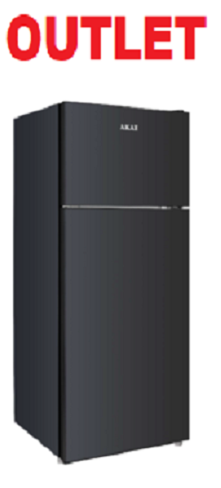 Frigorifero Akai Doppia porta Classe E colore Vetro/Nero GLASS242BK-L OUT.