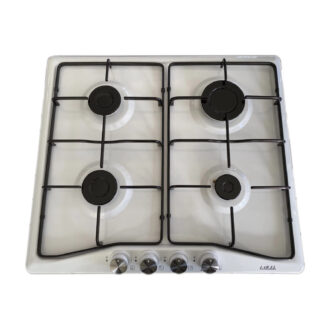 Piano cottura Larel da Incasso a Gas 4 fuochi 60cm Bianco L848B