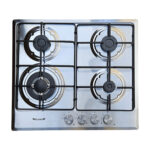 Piano cottura Hummels da Incasso a Gas 4 fuochi 60cm Inox M6-40BTF