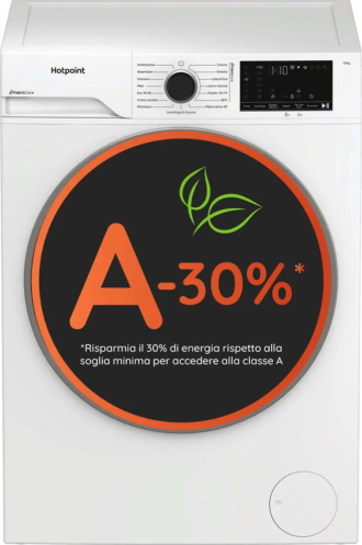 Lavatrice Hotpoint 12 Kg Classe A-30% 1400 giri Inverter HB 123 CARE IT
