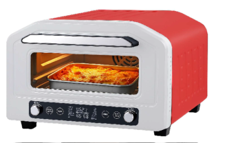 Forno Pizza Akai elettrico 1700 W colore Bianco/Rosso K-1717