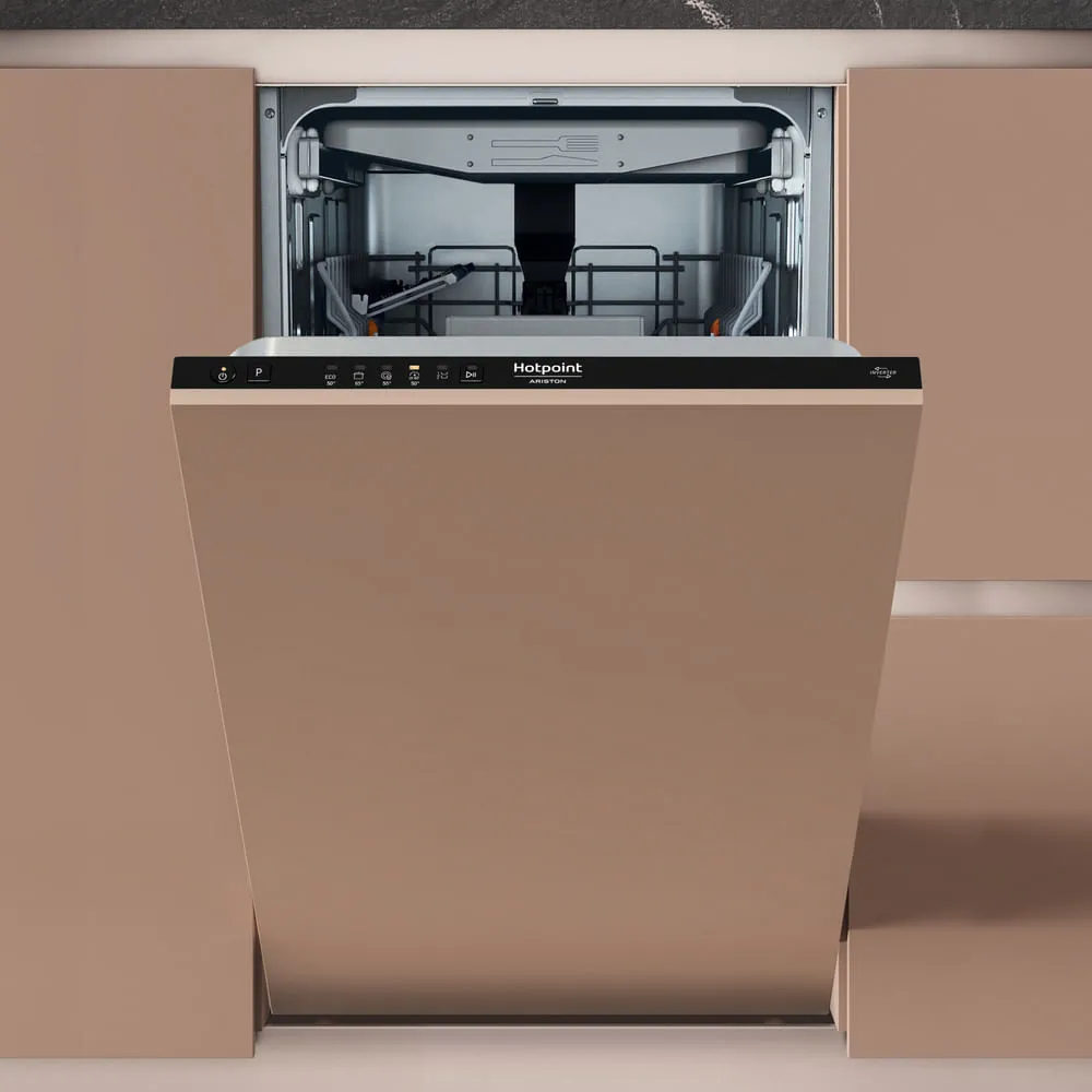 Lavastoviglie Hotpoint ad incasso 45 cm Classe D 11 Coperti HA4ID11CS80