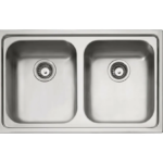 Lavello Franke da incasso 2 vasche Inox Radar RRX 620