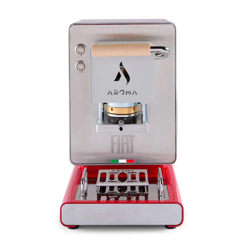 Macchina da Caffè AROMA Iconica a Cialde ESE 44 mm FIAT ROSSO - immagine 2