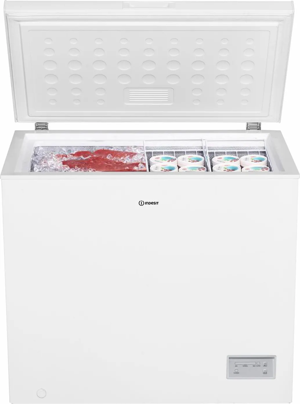 Congelatore Orizzontale Indesit Classe E 198 LT Colore Bianco INCF 1984 E - immagine 2