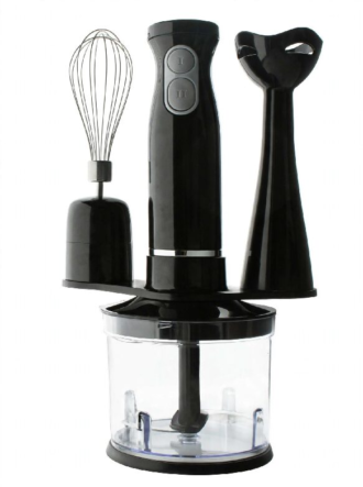 Tritatutto a immersione Master 3 in 1 potenza 200 Watt colore Nero BL985MBK-R