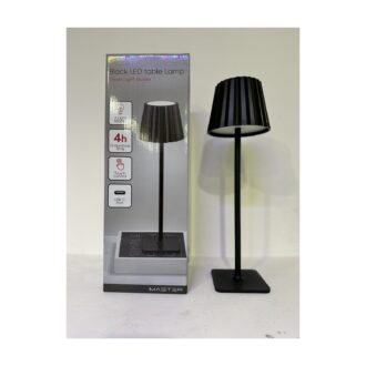 Lampada da tavolo Master senza fili colore nero cod: LAMP-02