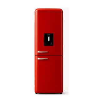 Frigorifero Staylux Vintage con Dispenser Classe Energetica BCD-258VX+WDROSSO