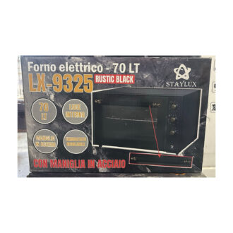 Fornetto Elettrico STAYLUX 70Lt 2500W Nero LX-9325 RUSTIC BLACK